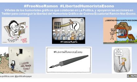 Retiran todos los cargos contra el Humorista Gráfico de Guinea Ecuatorial, Ramón Nse Esono. ¡Gracias a tod@s l@s que habéis participado en las acciones para apoyar su puesta en libertad! #LibertadHumoristaEsono