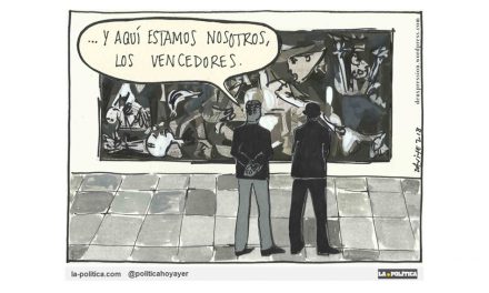 El Rey de España acompaña a Obama a ver el Guernica y le explica cómo ha concedido el Ducado de Franco a la nieta del autor del crimen ¿O no ha sido así?