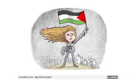La joven Ahed Tamimi, una heroína de Palestina, hoy por fin libre. Arrestados dos artistas italianos en Israel tras pintar el rostro de Ahed en el muro de Belén
